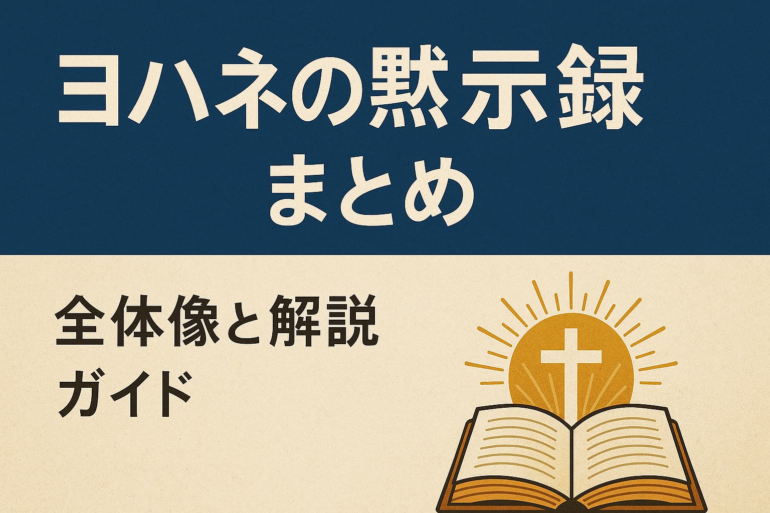 ヨハネの黙示録まとめ｜全体像と解説ガイドのアイキャッチ画像